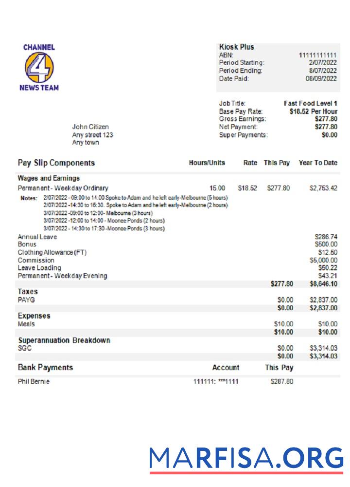 Realistic USA Channel News Team 4 media company real example